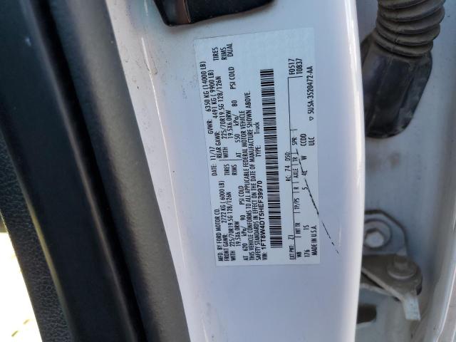 Photo 9 VIN: 1FT8W4DT5HEF39970 - FORD F450 SUPER 