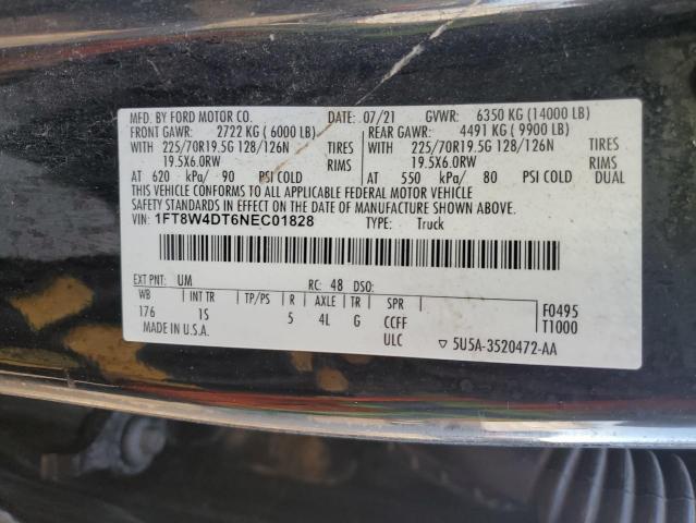 Photo 9 VIN: 1FT8W4DT6NEC01828 - FORD F450 