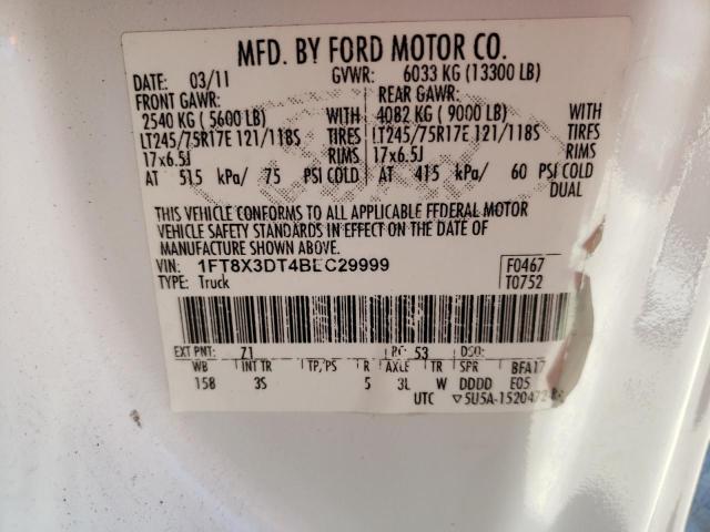 Photo 11 VIN: 1FT8X3DT4BEC29999 - FORD F350 SUPER 