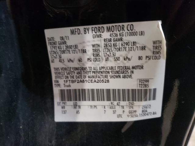 Photo 9 VIN: 1FTBF2A61CEA20528 - FORD F250 SUPER 