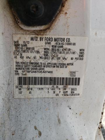 Photo 11 VIN: 1FTBF2A67DEA07400 - FORD F250 SUPER 