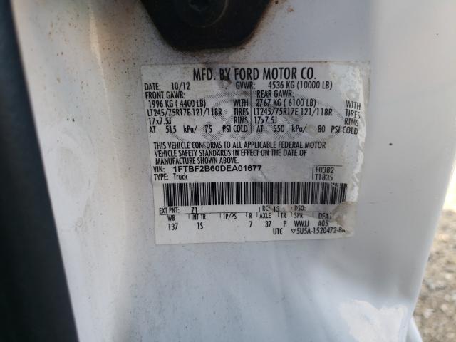 Photo 9 VIN: 1FTBF2B60DEA01677 - FORD F250 SUPER 