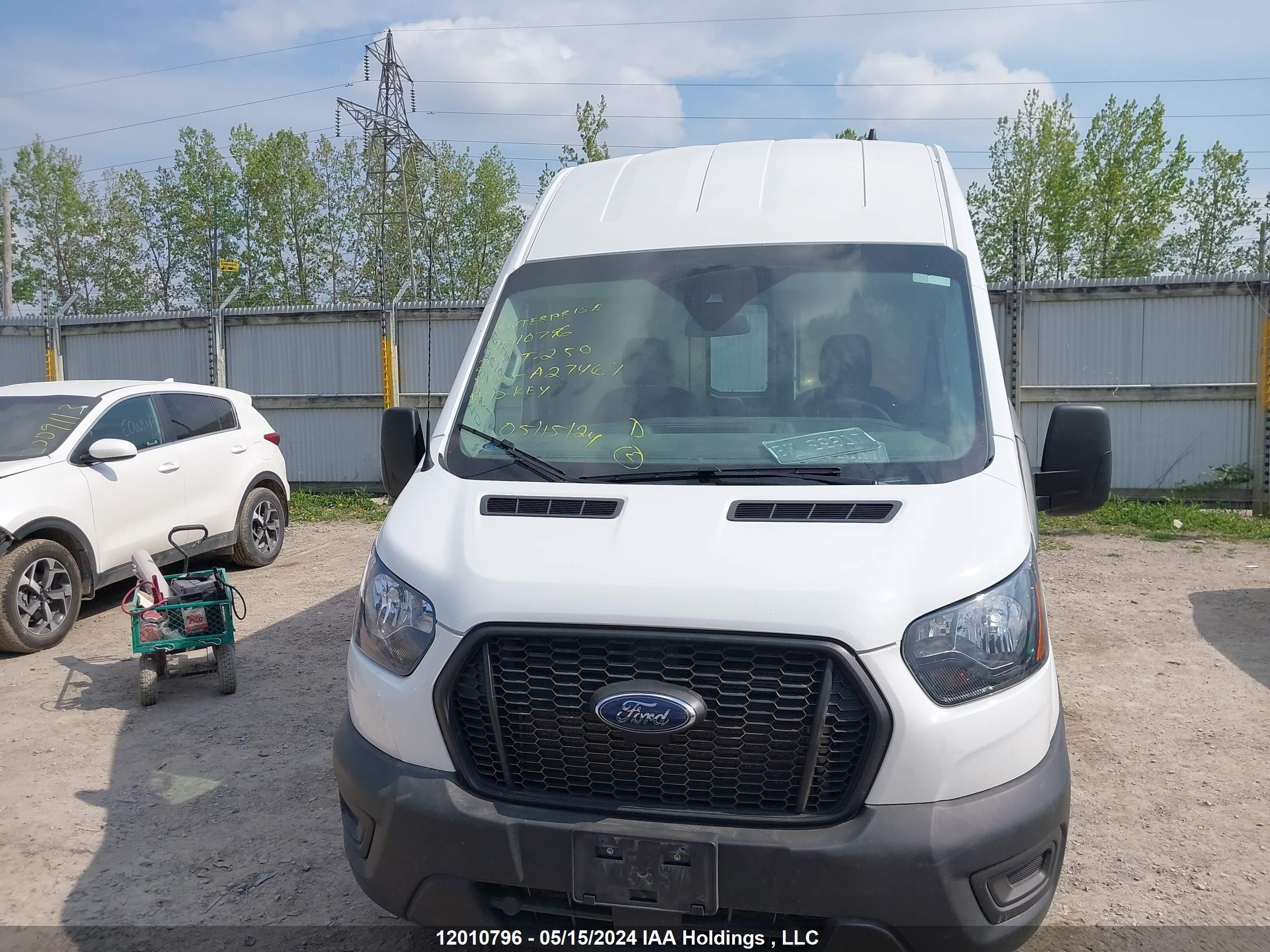 Photo 12 VIN: 1FTBR3X82MKA27464 - FORD TRANSIT 