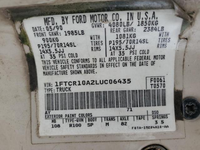 Photo 11 VIN: 1FTCR10A2LUC06435 - FORD RANGER 