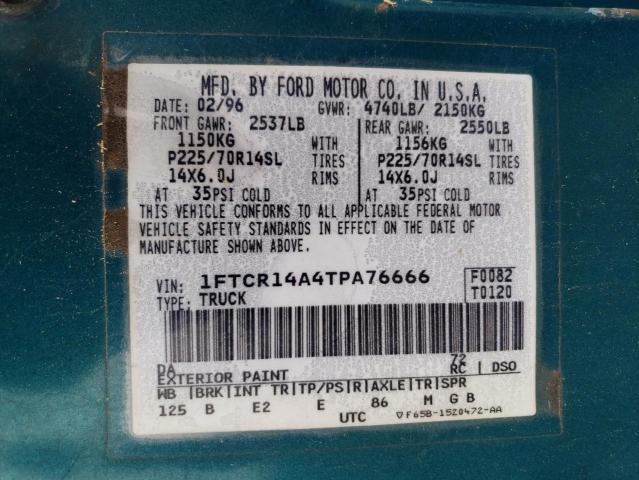 Photo 11 VIN: 1FTCR14A4TPA76666 - FORD RANGER SUP 