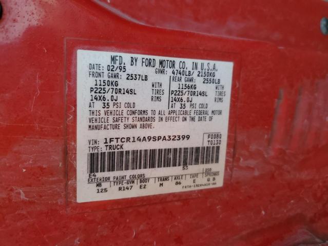 Photo 11 VIN: 1FTCR14A9SPA32399 - FORD RANGER 