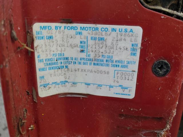 Photo 11 VIN: 1FTCR14TXKPA40058 - FORD RANGER 