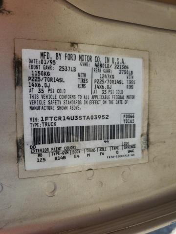 Photo 12 VIN: 1FTCR14U3STA03952 - FORD RANGER 