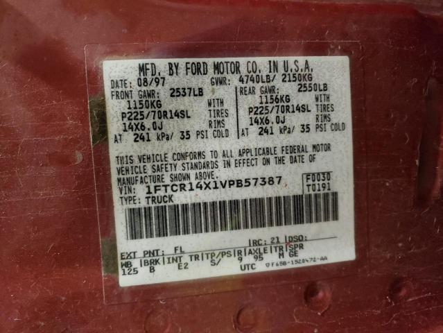 Photo 11 VIN: 1FTCR14X1VPB57387 - FORD RANGER SUP 