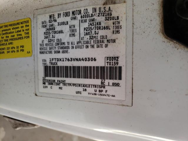 Photo 11 VIN: 1FTDX1763VNA40306 - FORD F150 