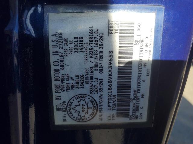 Photo 11 VIN: 1FTDX1868VKA39653 - FORD F150 