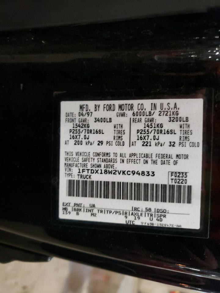 Photo 11 VIN: 1FTDX18W2VKC94833 - FORD F-150 