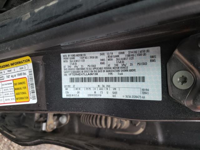 Photo 9 VIN: 1FTER4EH7LLA06138 - FORD RANGER SUP 