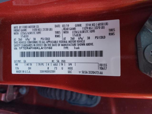 Photo 12 VIN: 1FTER4FH6KLA13160 - FORD RANGER 