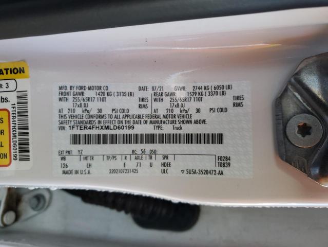 Photo 12 VIN: 1FTER4FHXMLD60199 - FORD RANGER 