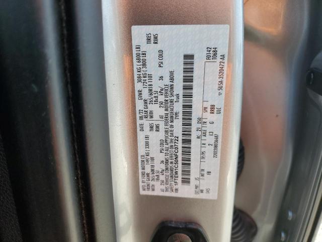 Photo 11 VIN: 1FTEW1C50NFC07722 - FORD F-150 