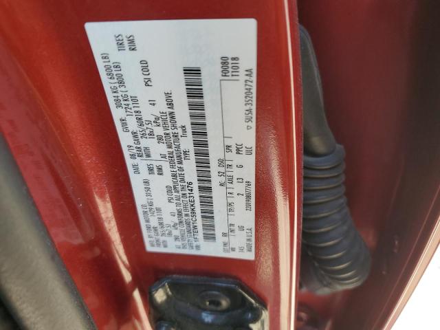 Photo 11 VIN: 1FTEW1C59KKE31476 - FORD F150 SUPER 