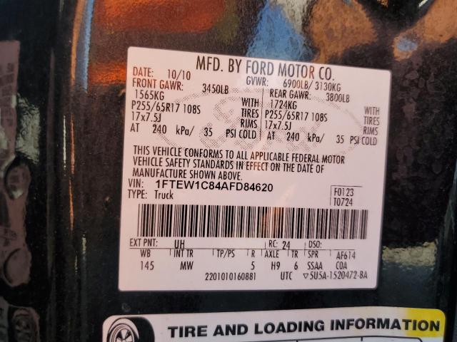 Photo 11 VIN: 1FTEW1C84AFD84620 - FORD F150 SUPER 