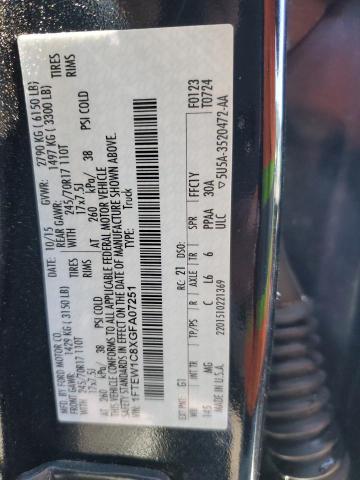 Photo 11 VIN: 1FTEW1C8XGFA07251 - FORD F150 SUPER 