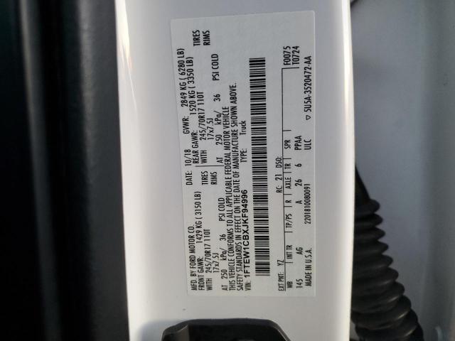 Photo 12 VIN: 1FTEW1CBXJKF94996 - FORD F150 SUPER 