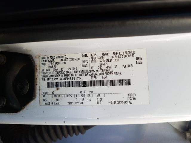 Photo 9 VIN: 1FTEW1CG8FKE88176 - FORD F150 SUPER 