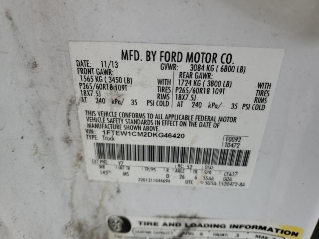 Photo 11 VIN: 1FTEW1CM2DKG46420 - FORD F-150 