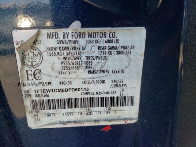 Photo 12 VIN: 1FTEW1CM6DFD60143 - FORD F-150 