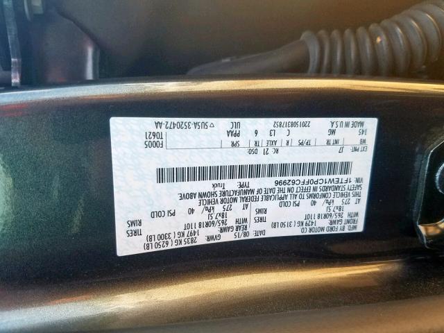 Photo 9 VIN: 1FTEW1CP0FFC62996 - FORD F150 SUPER 