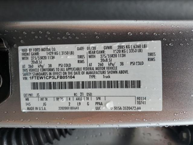 Photo 11 VIN: 1FTEW1CP3LFB05104 - FORD F-150 