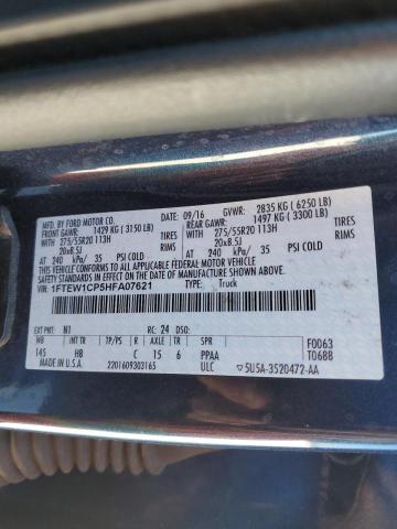 Photo 11 VIN: 1FTEW1CP5HFA07621 - FORD F-150 