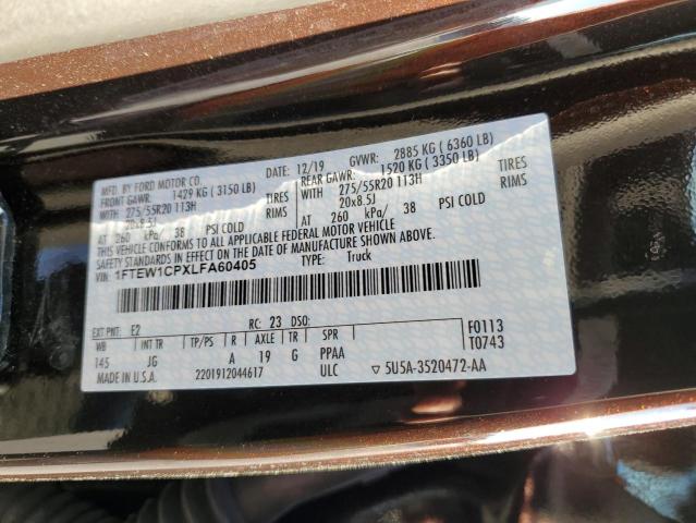 Photo 11 VIN: 1FTEW1CPXLFA60405 - FORD F150 SUPER 