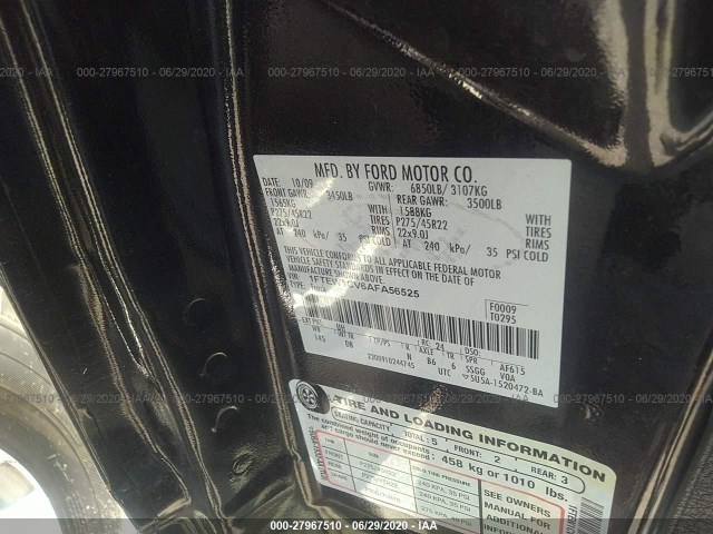 Photo 8 VIN: 1FTEW1CV6AFA56525 - FORD F-150 