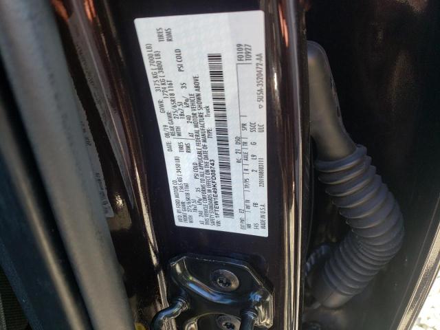 Photo 9 VIN: 1FTEW1E49KFD08743 - FORD F150 SUPER 