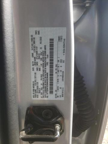 Photo 9 VIN: 1FTEW1E50KKE56408 - FORD F150 SUPER 