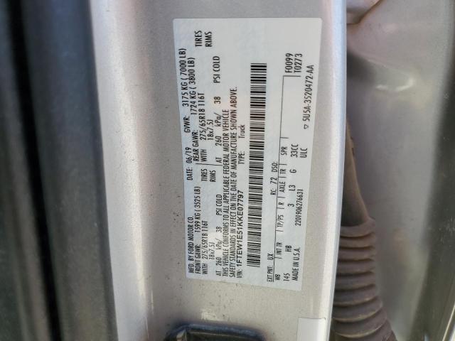 Photo 11 VIN: 1FTEW1E51KKE07797 - FORD F150 SUPER 