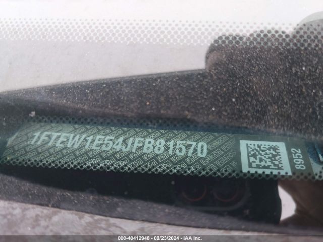 Photo 8 VIN: 1FTEW1E54JFB81570 - FORD F-150 