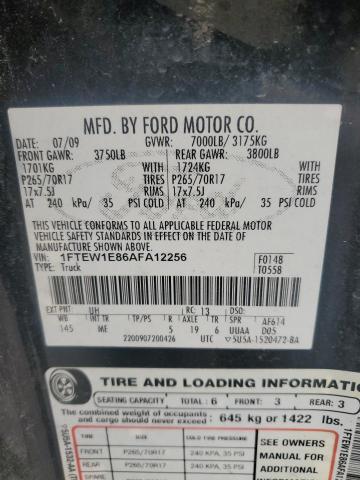 Photo 11 VIN: 1FTEW1E86AFA12256 - FORD F-150 