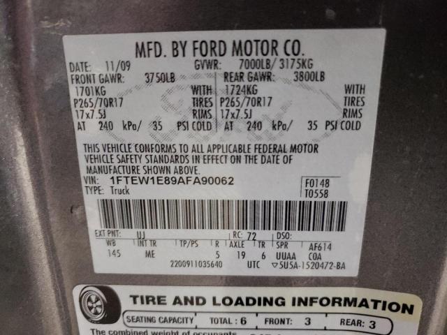 Photo 11 VIN: 1FTEW1E89AFA90062 - FORD F-150 