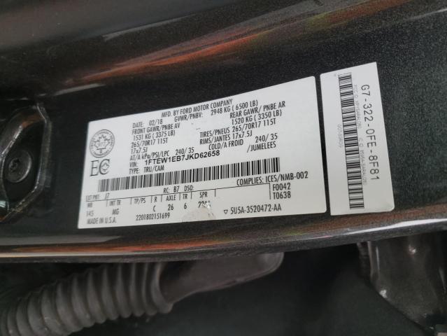 Photo 11 VIN: 1FTEW1EB7JKD62658 - FORD F-150 