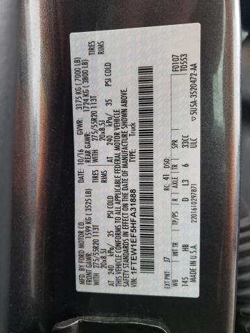 Photo 9 VIN: 1FTEW1EF5HFA31888 - FORD F150 SUPER 