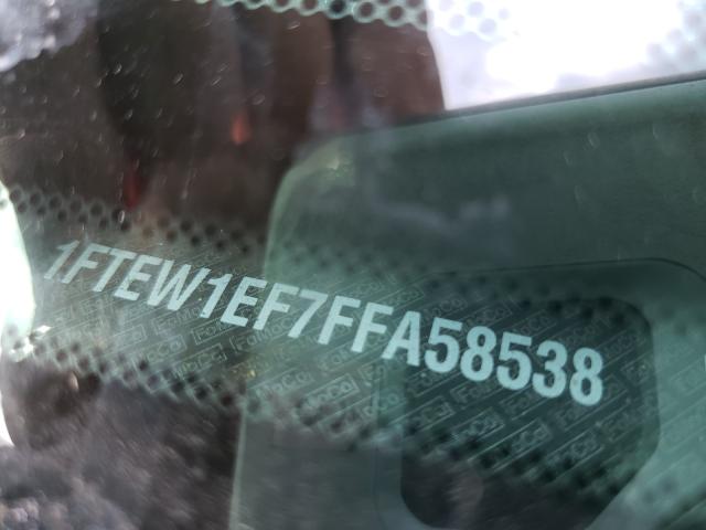 Photo 8 VIN: 1FTEW1EF7FFA58538 - FORD F150 SUPER 