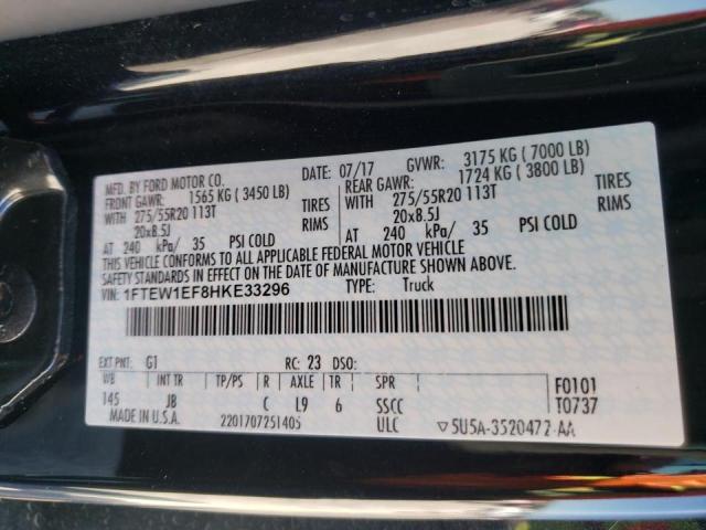 Photo 9 VIN: 1FTEW1EF8HKE33296 - FORD F150 SUPER 