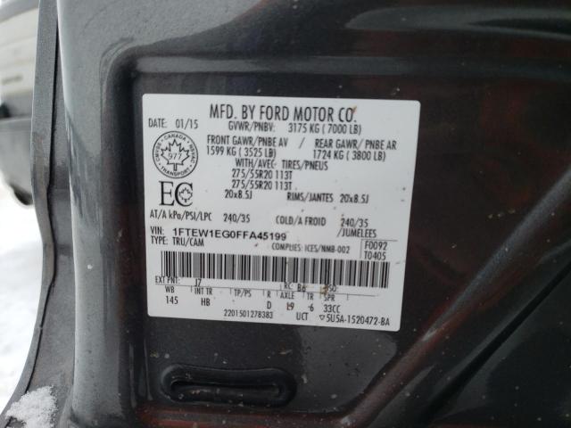 Photo 11 VIN: 1FTEW1EG0FFA45199 - FORD F150 SUPER 