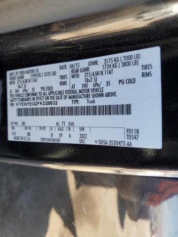 Photo 12 VIN: 1FTEW1EG2FKD28632 - FORD F150 SUPER 