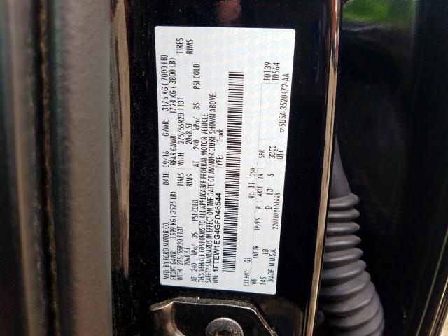 Photo 9 VIN: 1FTEW1EG4GFD46544 - FORD F150 SUPER 