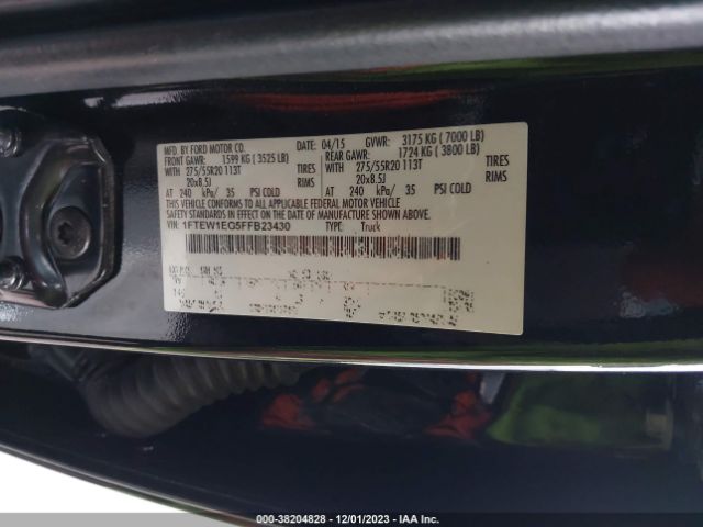 Photo 8 VIN: 1FTEW1EG5FFB23430 - FORD F-150 