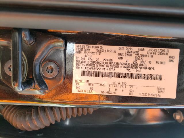 Photo 9 VIN: 1FTEW1EG5FKD41763 - FORD F150 SUPER 