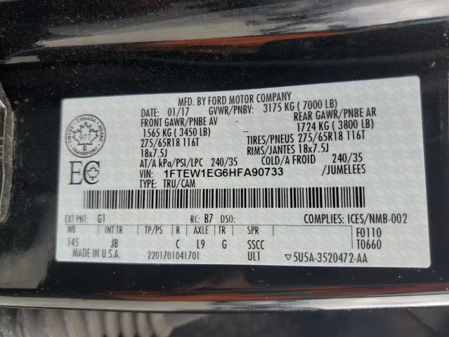 Photo 12 VIN: 1FTEW1EG6HFA90733 - FORD F-150 