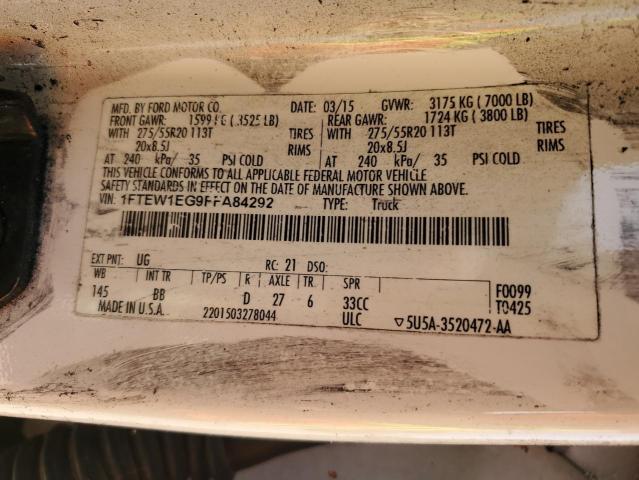 Photo 11 VIN: 1FTEW1EG9FFA84292 - FORD F150 SUPER 