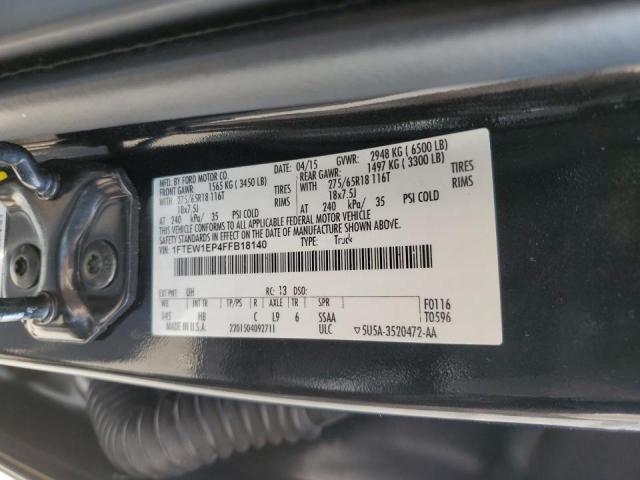 Photo 9 VIN: 1FTEW1EP4FFB18140 - FORD F150 SUPER 